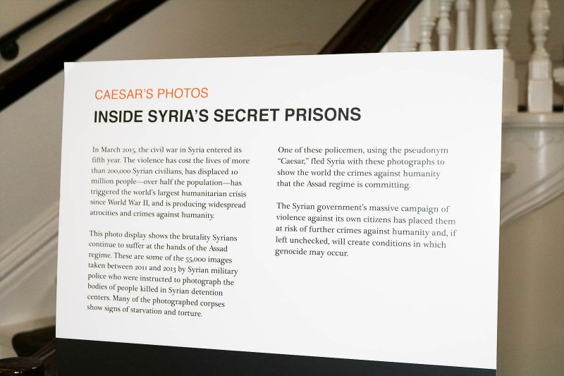 Caesar’s Photos: Inside Syria’s Secret Prisons Exhibit March 8-11 Thumbnail