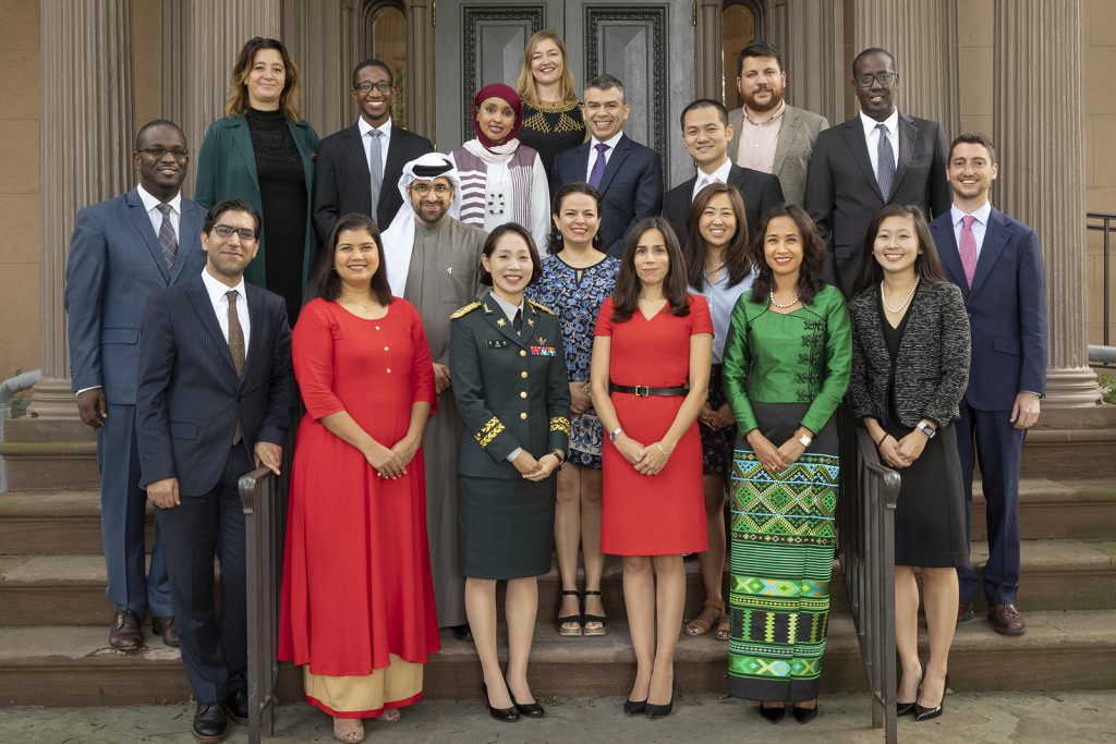 2018 World Fellows with associates
